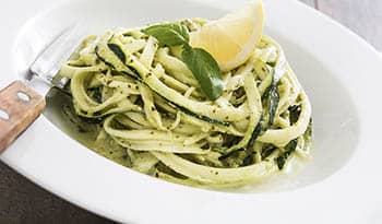 Zucchini Noodles with Pesto Sauce