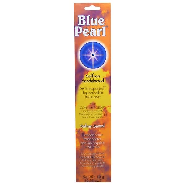 Blue Pearl, بخور زعفران خشب الصندل، 10 جرام (.35 أوقية)