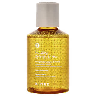 Blithe, Mascarilla para dar palmaditas, Cítricos y miel de color amarillo energético, 150 ml (5,07 oz. Líq.)