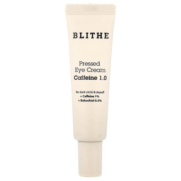 Blithe, Pressed Eye Cream, gepresste Augencreme, Koffein 1,0, 20 ml (0,67 fl. oz.)