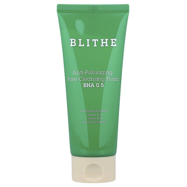 Blithe, 안티 폴루에이징 모공 클렌징 폼, BHA 0.5, 150ml(5.07fl oz)