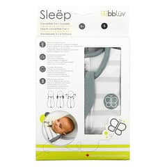 Bbluv, Sleep, трансформируемое пеленание 3 в 1, для детей от 0 месяцев, малогабаритное, 1 штука