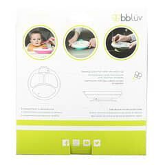 Bbluv, Plato, Warm Feeding Plate For Baby, 4+ Months, Pink, 1 Count (Discontinued Item) 
