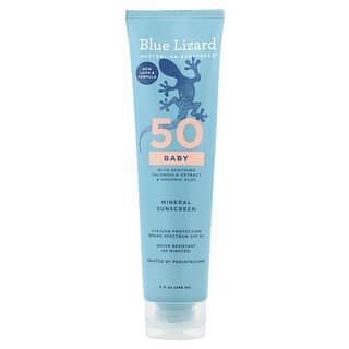 Blue Lizard Australian Sunscreen, Protetor Solar Mineral para Bebês, FPS 50, 148 ml (5 fl oz)