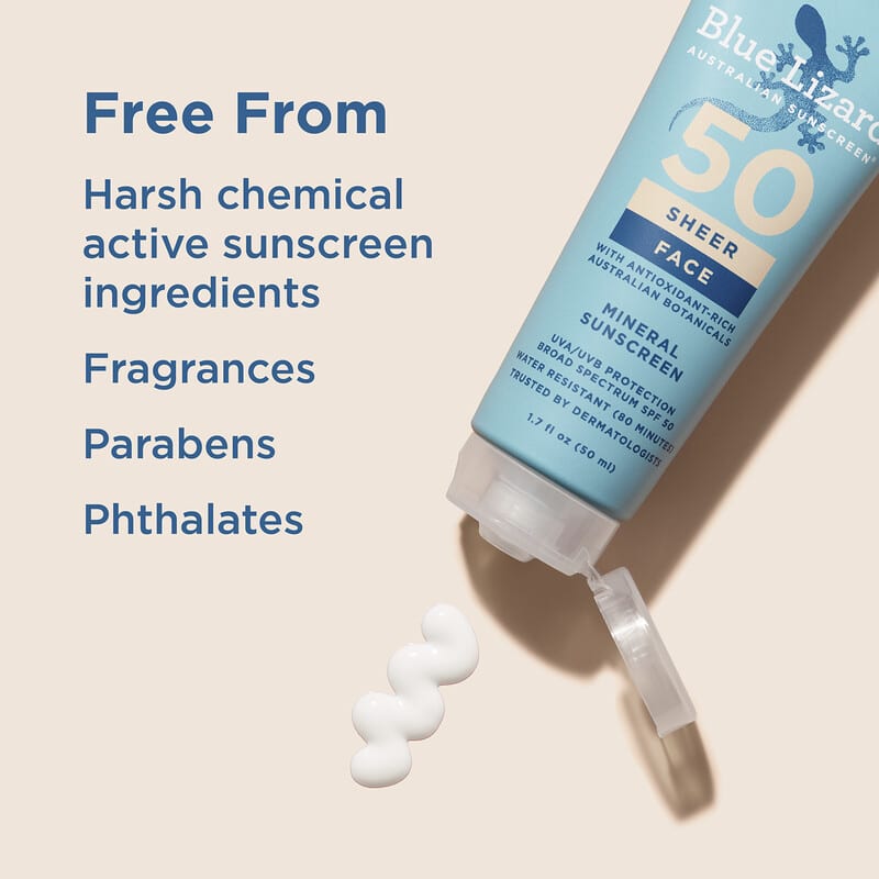 シアーフェイス ミネラルサンスクリーン、SPF数値50、50ml（1.7液量