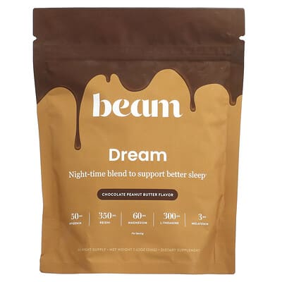 Beam, Dream, Chocolate Peanut Butter Flavor, 7.62 oz (216 g)