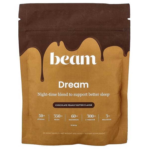 Beam, Dream, ciocolată și unt de arahide, 142 g