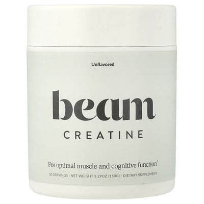 Beam, Creatine, Unflavored, 5.29 oz (150 g)