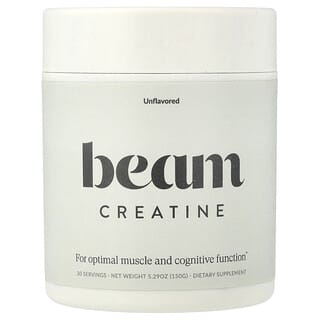 Beam Organics, Kreatin, neochucený, 150 g