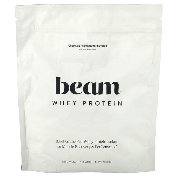 Beam, 유청 단백질, 초콜릿 땅콩 버터, 408g(14.39oz)