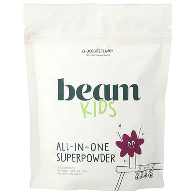 Beam, Kids' All-Purpose Super Powder, Chocolate Flavor, 4.93 oz (140 g)