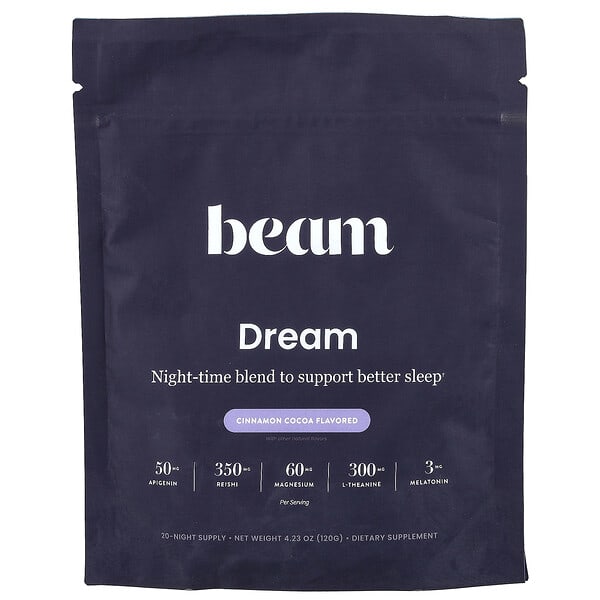 Beam, 드림, 시나몬 코코아, 120g(4.23oz)