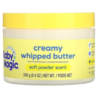 Baby Magic, 크리미 휩드 버터, 소프트 파우더, 240g(8.4oz)