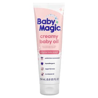 Baby Magic, Creamy Baby Oil, Original Baby, 8.6 fl oz (254 ml)
