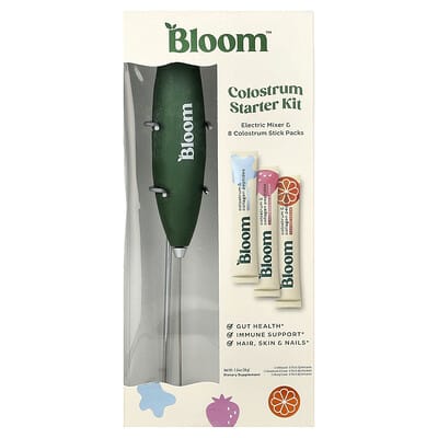Bloom, Colostrum Starter Kit, 9 Piece Kit