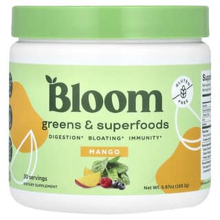 Bloom, Légumes verts et superaliments, Mangue, 169,2 g