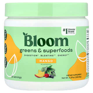 Bloom, Greens & Superfoods, Mango, 5.97 oz (169.2 g)