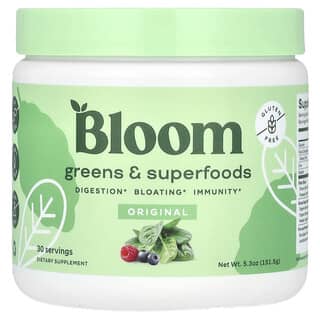Bloom, Greens & Superfoods, Original, Gemüse und Superfoods, 151,5 g (5,3 oz.)