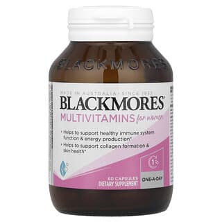 Blackmores, Suplemento multivitamínico para mujeres, 60 cápsulas