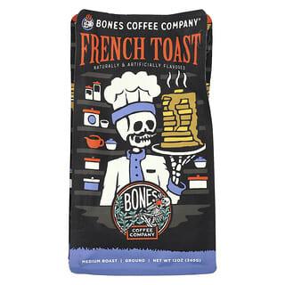 Bones Coffee Company‏, טוסט צרפתי טחון, קלייה בינונית, 340 גרם (12 אונקיות)