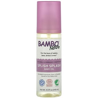Bambo Nature, Aceite para bebés Splash Splash, 145 ml (4,9 oz. Líq.)