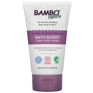 Bambo Nature, Gel de ducha para el cabello y el cuerpo Bath Buddy, 150 ml (5 oz. Líq.)