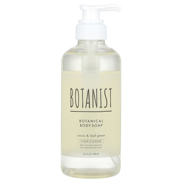 Botanist, Botanical Body Soap, Clear Cleanse, Cassis &amp; Leaf Green , 16.5 fl oz (490 ml)