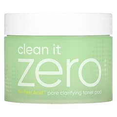Banila Co, Clean It Zero, Almohadilla tónica clarificadora de poros Tri-Peel Acid, 60 almohadillas (Producto descontinuado) 