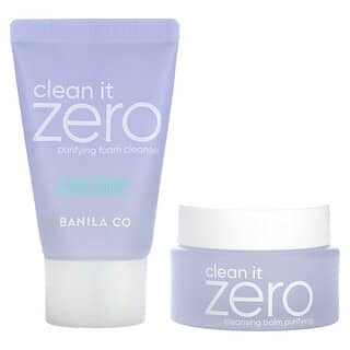Banila Co, Clean it Zero Purifying, Super Relief, Double Cleansing Starter Kit, 2 Piece Set