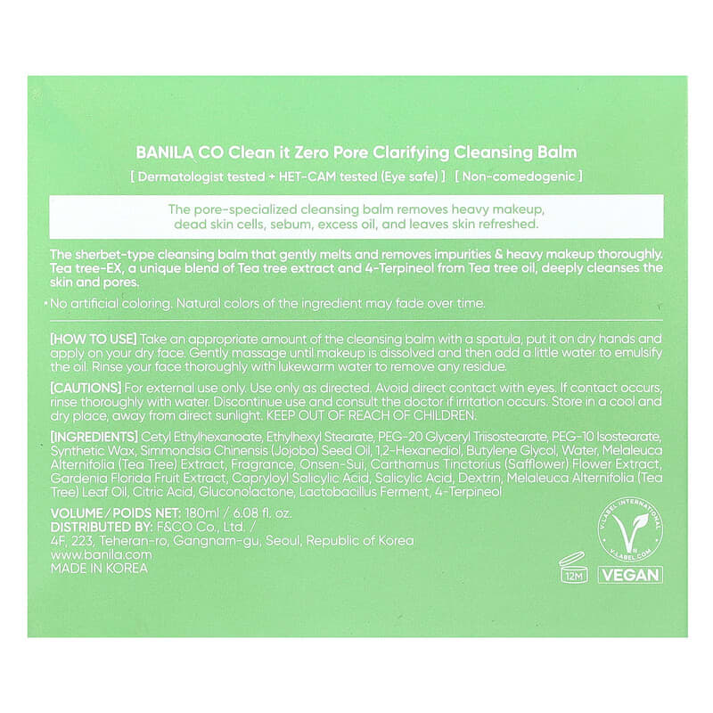Clean It Zero, Pore Clarifying Cleaning Balm, 6.08 fl oz (180 ml)