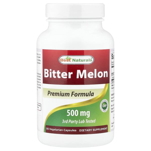 Best Naturals, Bitter Melon, 500 mg, 90 Vegetarian Capsules — product photo 1