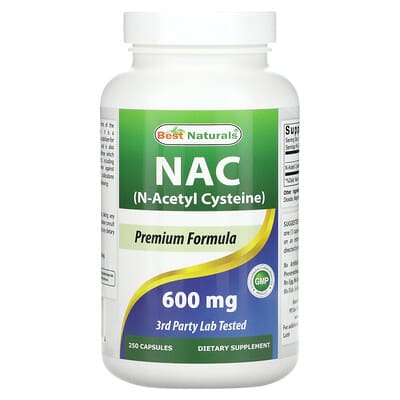BestNaturals,NAC,600mg,250Capsules