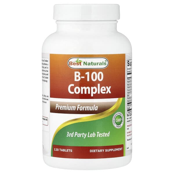 Best Naturals, B-100 Complex, 120 Tablets