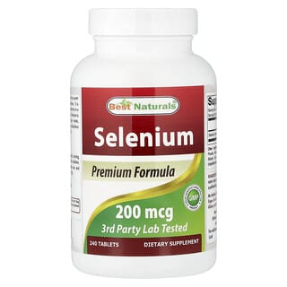 Best Naturals, Selenium, 200 mcg, 240 Tablets