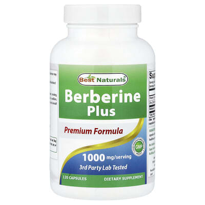 Best Naturals, Barberry+, 1000 mg, 120 Capsules (500 mg per capsule)
