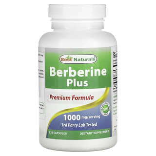 Best Naturals, Berberine Plus, 500 mg, 120 Capsules