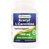 Acetyl L-Carnitine, 1000 mg, 60 Capsules