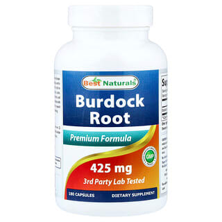 Best Naturals, Burrerod, 425 mg, 180 kapsler