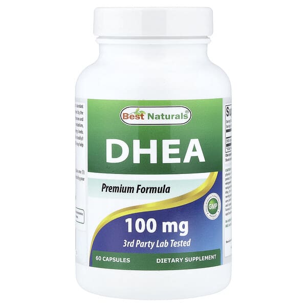 Best Naturals, DHEA, 100 mg, 60 Capsules