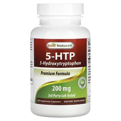 Best Naturals, 5-HTP (5-hidroxitriptofano), 200 mg, 120 Cápsulas Vegetarianas