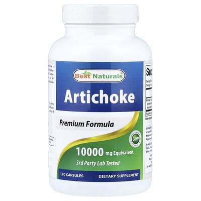 Best Naturals, Artichoke, 10,000 mg, 180 Capsules (500 mg per capsule)