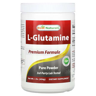 Best Naturals, L-глютамін, 454 г (1 фунт)