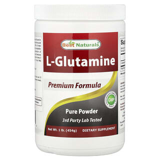 Best Naturals, L-glutamina`` 454 g (1 lb)