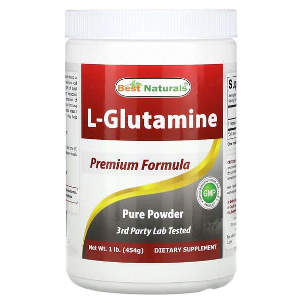 Best Naturals, L-글루타민, 454g(1lb)