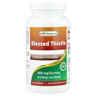 Best Naturals, Velsignet tidsel, 250 kapsler (400 mg pr. kapsel)