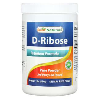 Best Naturals, D-Ribose, 1 lb (454 g)