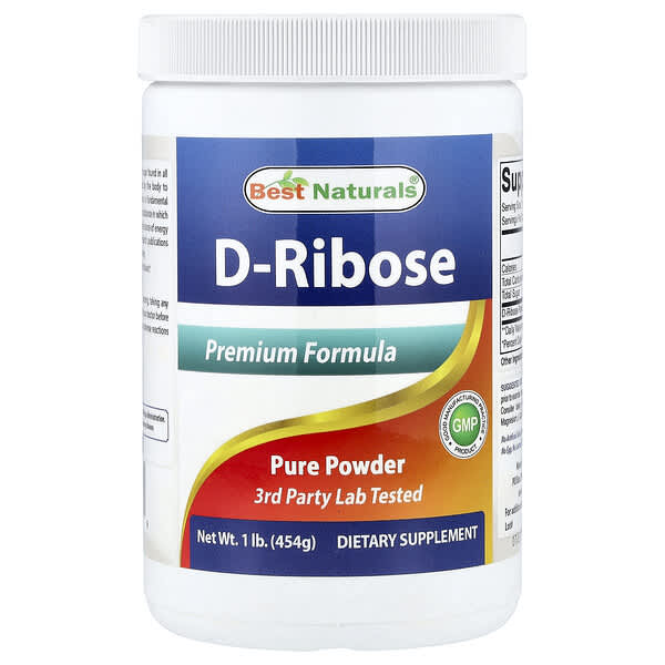 D-Ribose, 1 lb (454 g)