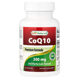 Best Naturals, CoQ10, 200 mg, 60 cápsulas
