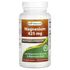 Magnésio, 425 mg, 180 Cápsulas Vegetarianas