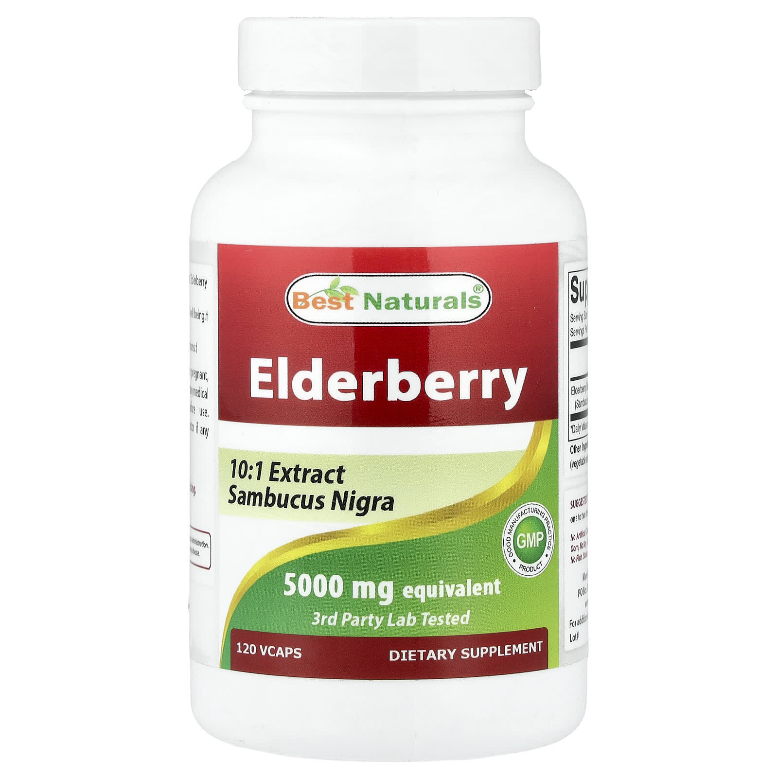Best Naturals Elderberry – Elderberry – 5000 mg de Best Naturals